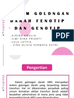 Sistem Golongan Darah Fenotip Dan Genotip