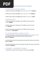 Chapter 2 Producing Speech Sounds: 2.1 How Humans Produce Speech