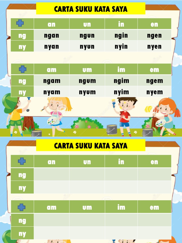 Carta Suku Kata Digraf Pdf