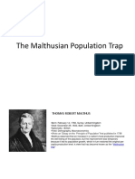 The Malthusian Population Trap