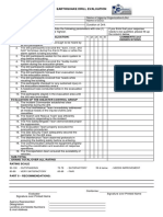 Ocd Earthquake Drill Evaluation Form