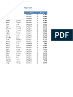 Useful Command in Excel