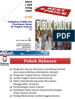 Minggu-10: - Kebijakan Publik Dan Penetapan Harga Di Tingkat Saluran