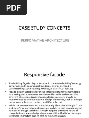 Performative Architecture