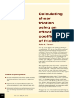 Calculating Shear Friction Using An Effective Coefficient of Friction PDF