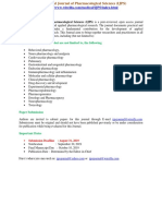 International Journal of Pharmacological Sciences (IJPS)