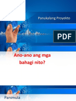 Panukalang Proyekto