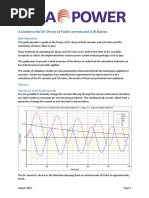 IPSA POWER A Guide To The DC Decay of Fault Current and XR Ratios