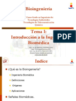 Tema1 - Introducción A La Ingeniería Biomédica