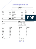 Salary Slip Format For Labour