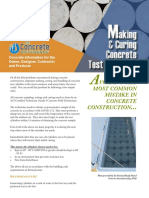 Making and Curing Concrete Test