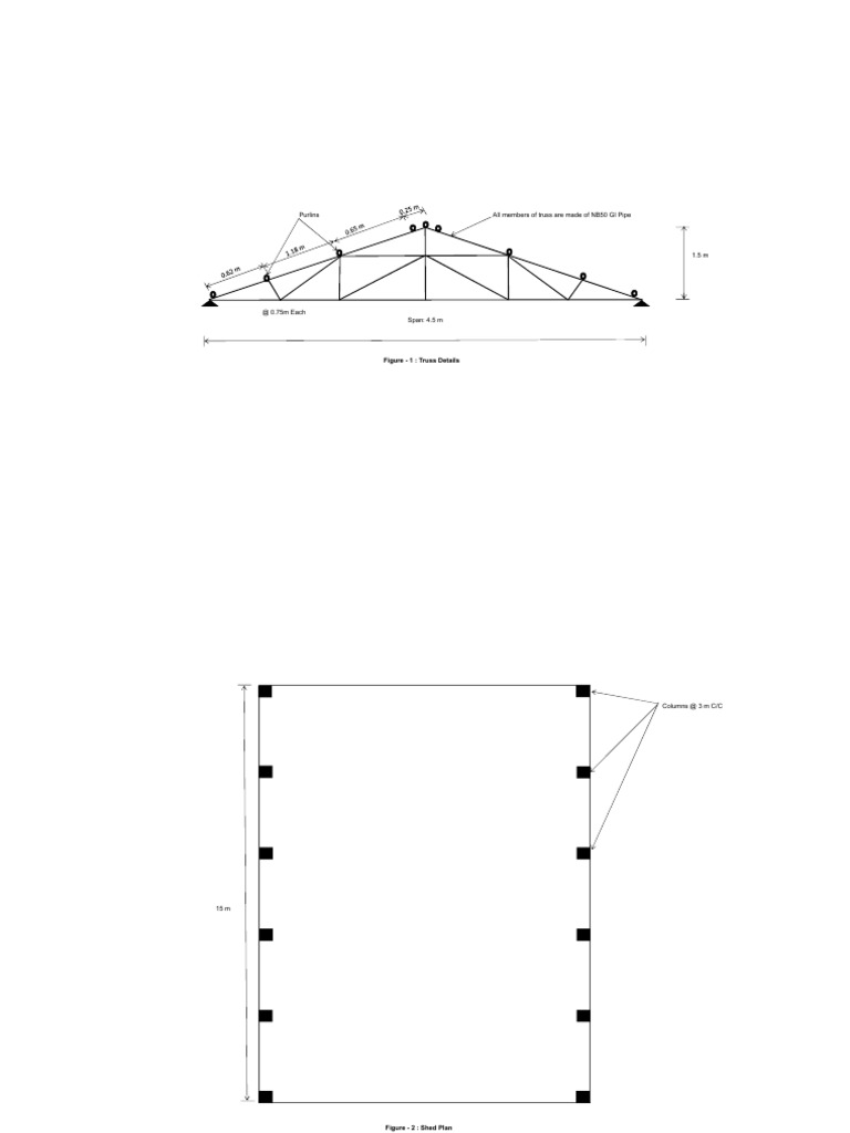 Temporary Shed Structure Design Details | PDF | Technology & Engineering