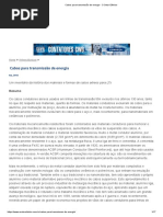 Cabos Para Transmissão de Energia - O Setor Elétrico