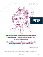 Características de Los Modelos de Rehabilitación Convencionales y Neuropsicológicos Aplicados A Usuarios de Heroina