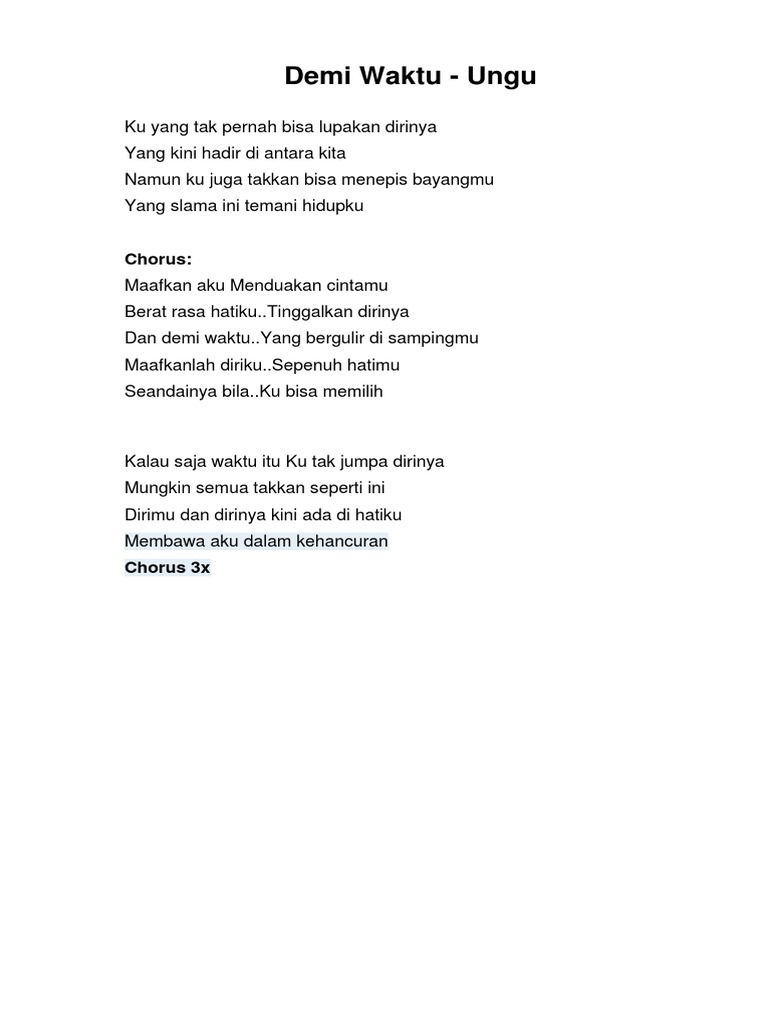 Lyrik Lagu Pdf