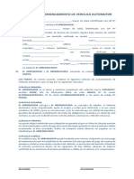 Contrato de Arrendamiento de Vehículo Automotor 