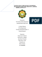 Business Related Difficulties: Its Implication To The Monthly Sales of The Selected Sari-Sari Store in Prk. Magsaysay, Labangal General Santos City