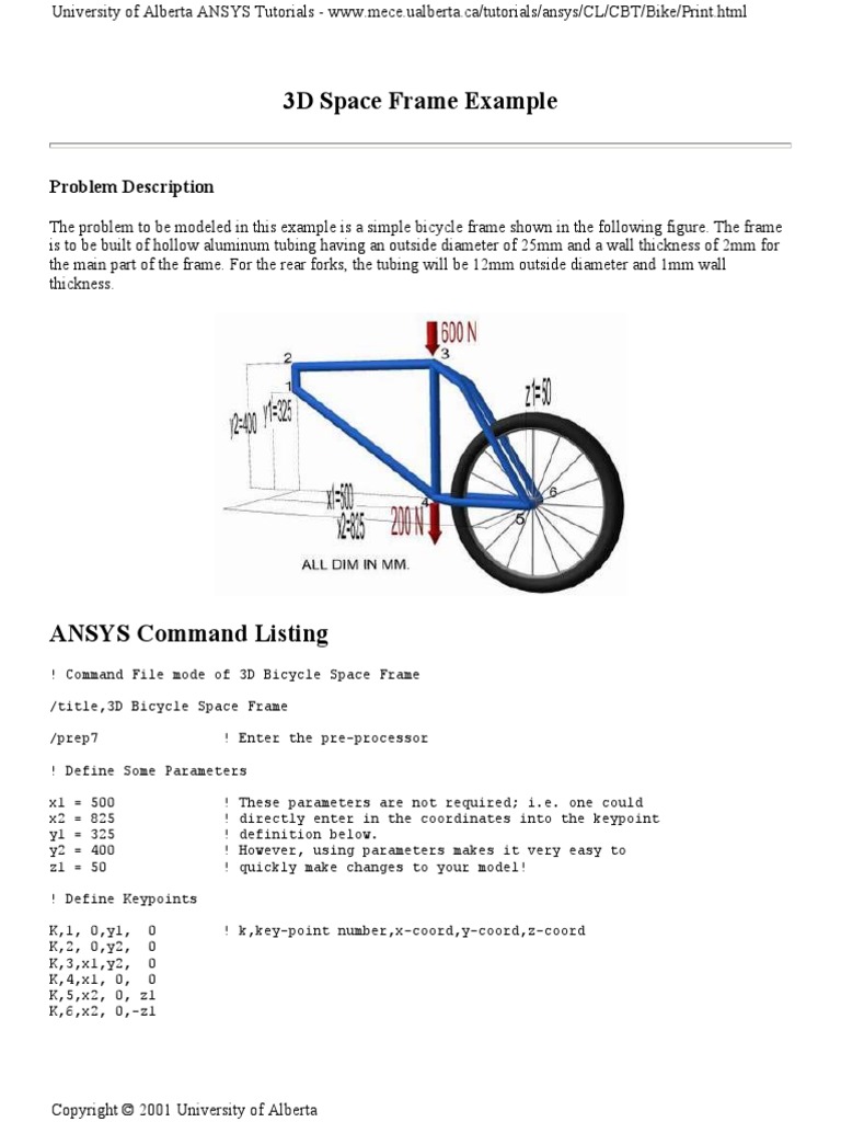 Space Frame Example PDF | PDF