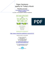 Homeopathy For Today S World Rajan Sankaran 10151 2preface PDF