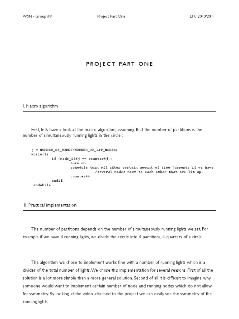 Macro Algorithm for Lighting Simulation | PDF | Teaching Methods ...