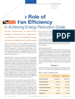 The Role of Fan Efficiency in Achieving Energy Reduction Goals