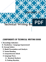 Components Of: Technical Writing Book