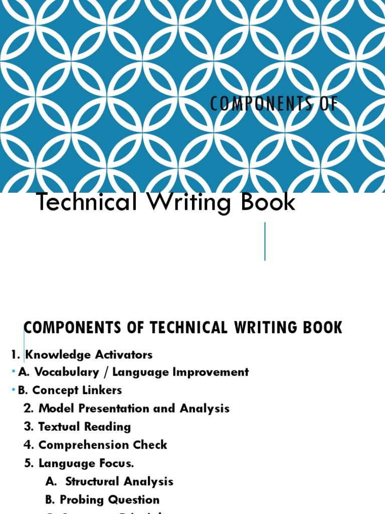 Components Of: Technical Writing Book | PDF