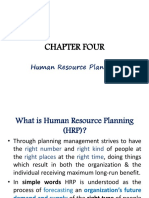 Chapter Four: Human Resource Planning