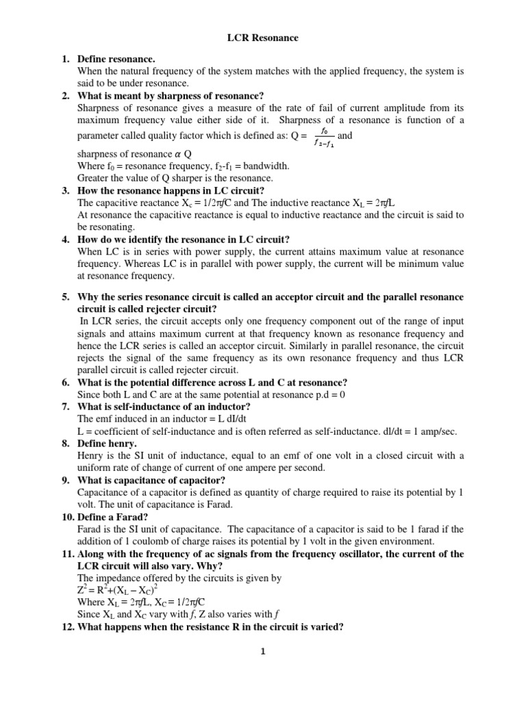 Viva Question With Answers PDF Bipolar Junction Transistor PN