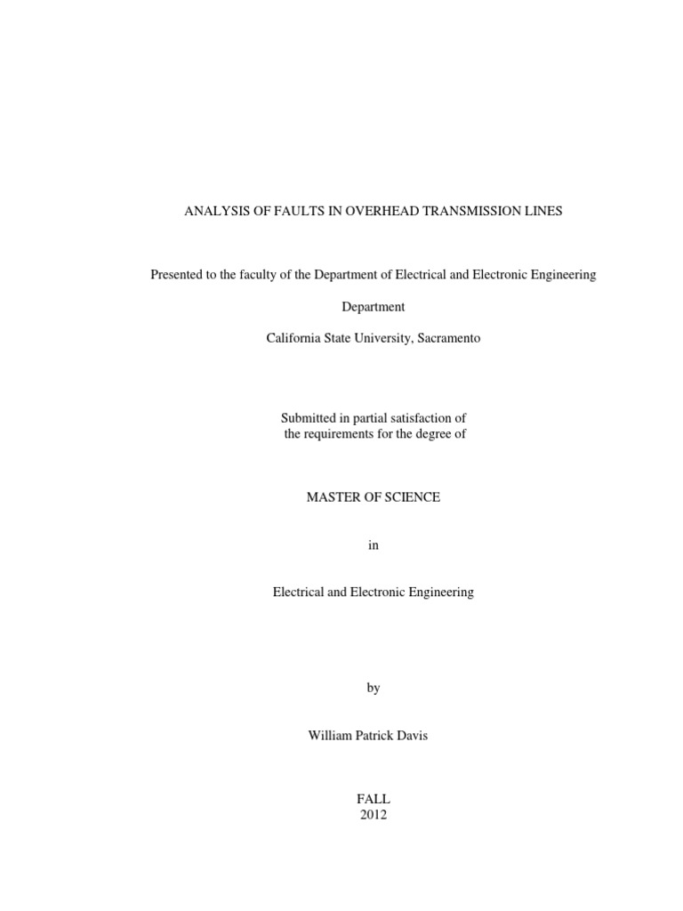 Project On Faults PDF | PDF | Insulator (Electricity) | Electric Power ...