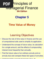 Principles of Managerial Finance: Time Value of Money