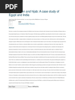 Colonisation and Hijab: A Case Study of Egypt and India: Download (6MB) Preview