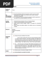 Sle 4 the Learning Strategies Tle