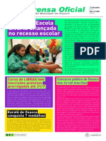 Férias na Escola diverte criançada no recesso escolar