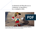 La Verdadera Historia de Pinocho No Es Como Te La Contaron