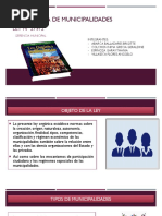 Ley de Municipalidad 29792