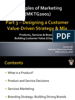 Products, Services & Brands: Building Customer Value (Chapter 8)