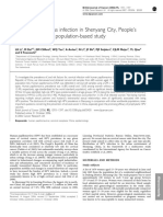 Human Papillomavirus Infection in Shenyang City, People's Republic of China: A Population-Based Study