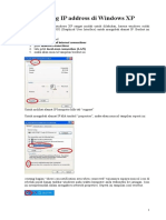 Setting IP Address Di Windows XP