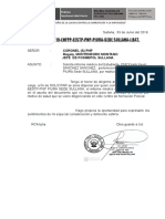 Oficio Remite Documento Estudiante PNP Sanchez Sanchez