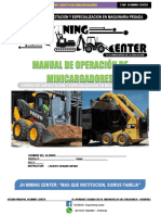 Manual de Operación y Mantto en Minicargadores