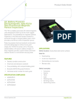 Y-8 MV Kit: DC Battery-Powered Electromagnetic Yoke Kit For Non-Fluorescent Magnetic Particle Inspections