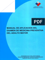 Manual de Aplicación Del Examen de Medicina Preventiva Del Adulto Mayor