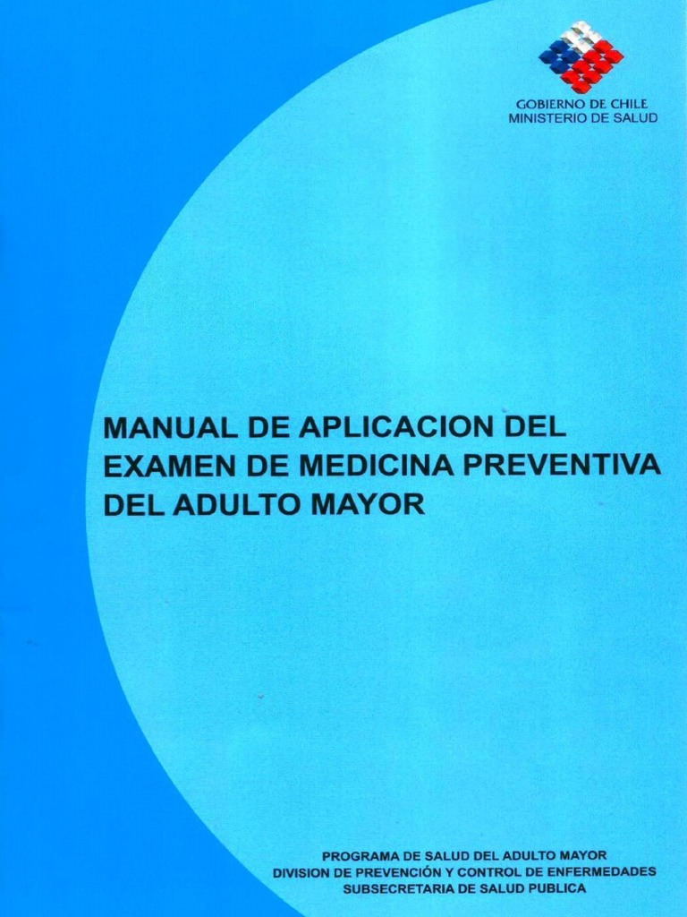 Examen de Medicina Preventiva del Adulto Mayor | PDF | Vejez | Adultos