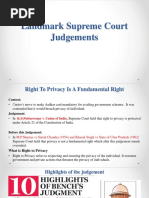 Supreme Court judgements