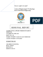 Sessional Report: Rajshahi University of Engineering & Technology