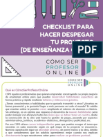 Checklist Despegar Proyecto Online