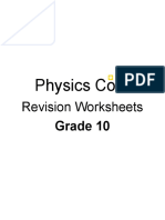 Physic Worksheet