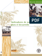 Indicadores de Nutricion - para - DESARROLLO PDF