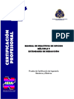 Manual Reactivos Cime PDF